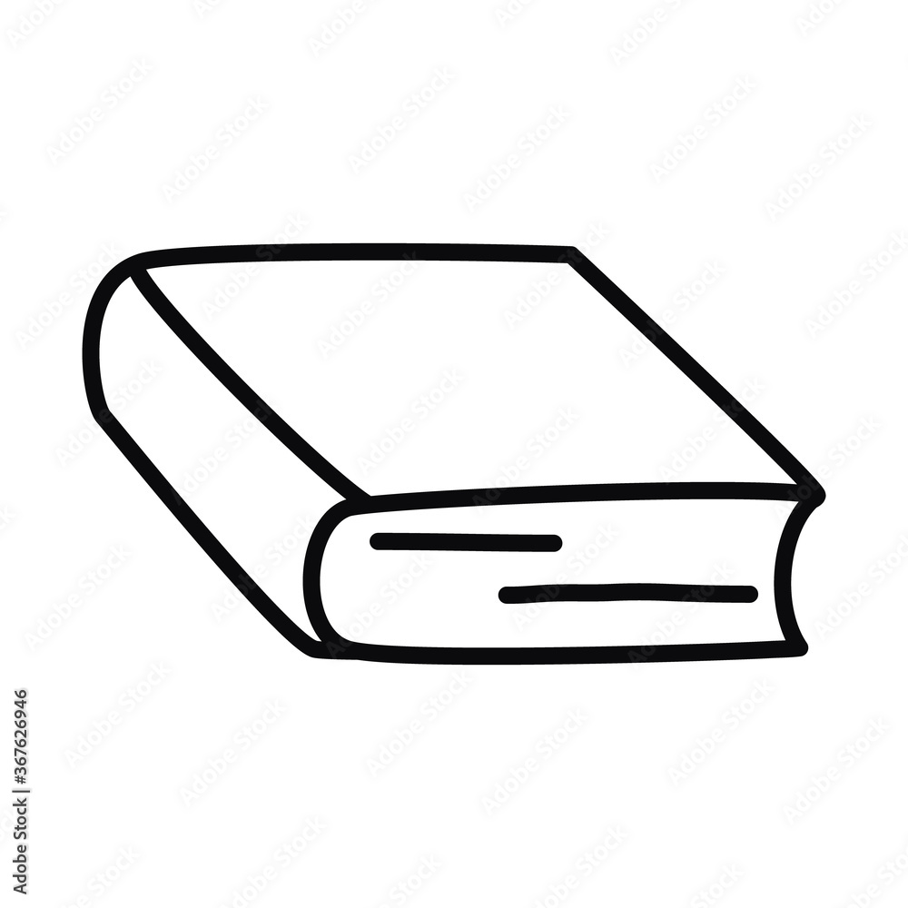 academic book icon, line style academic book icon, line style