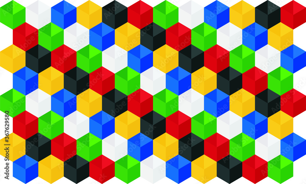 Obraz premium colorful blocks background