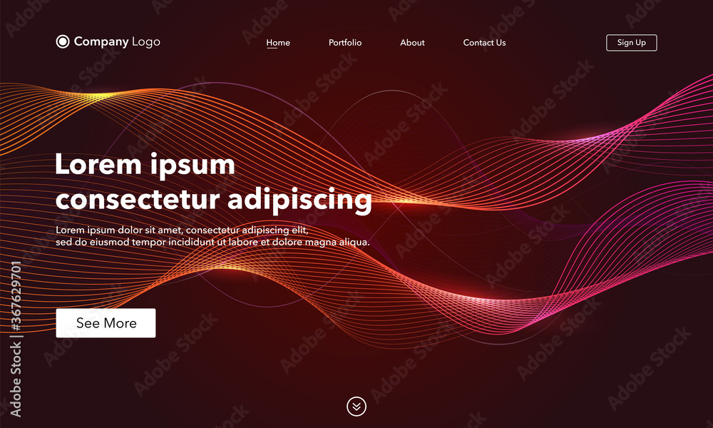 Landing Page. Abstract background website. Template for websites, or apps. Modern design. Abstract vector style Landing Page. Abstract background website. Template for websites, or apps. Modern design. Abstract vector style