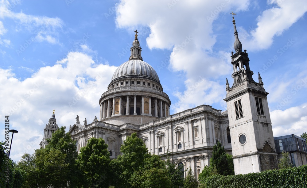 St Pauls Cathedral London on a summer day