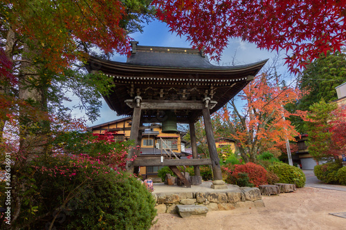 Temples of Teramachi in higashiyama walking route in Takayama