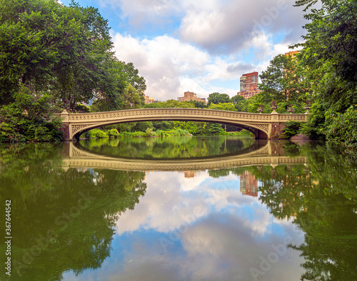 Bow bridge in summer