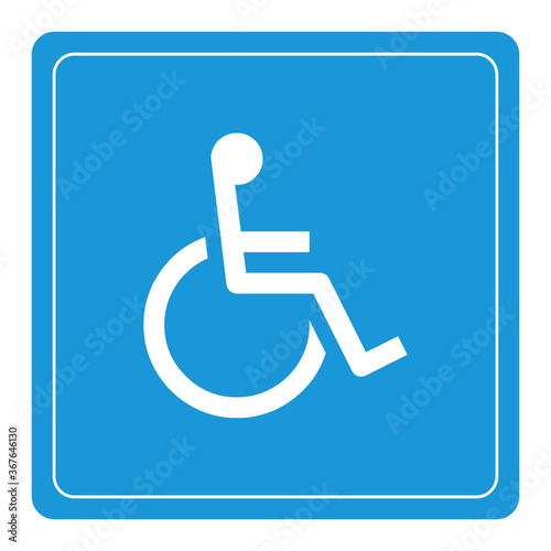 Wheelchair Handicap Icon symbol vector