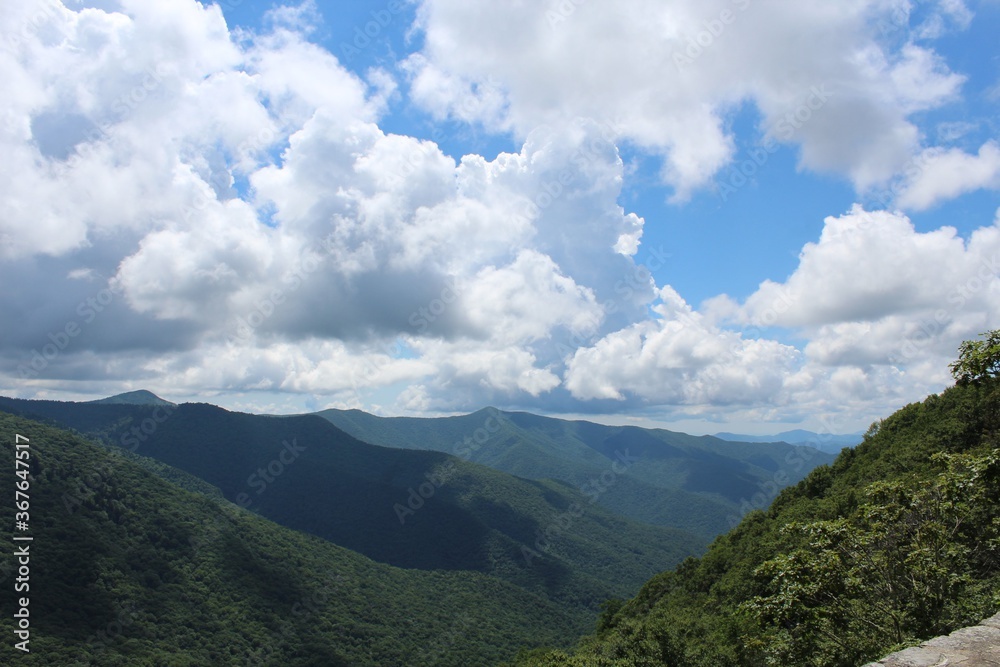 Fototapeta premium mountains under sky