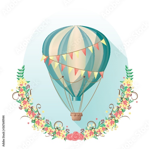 Fototapeta Naklejka Na Ścianę i Meble -  hot air balloon