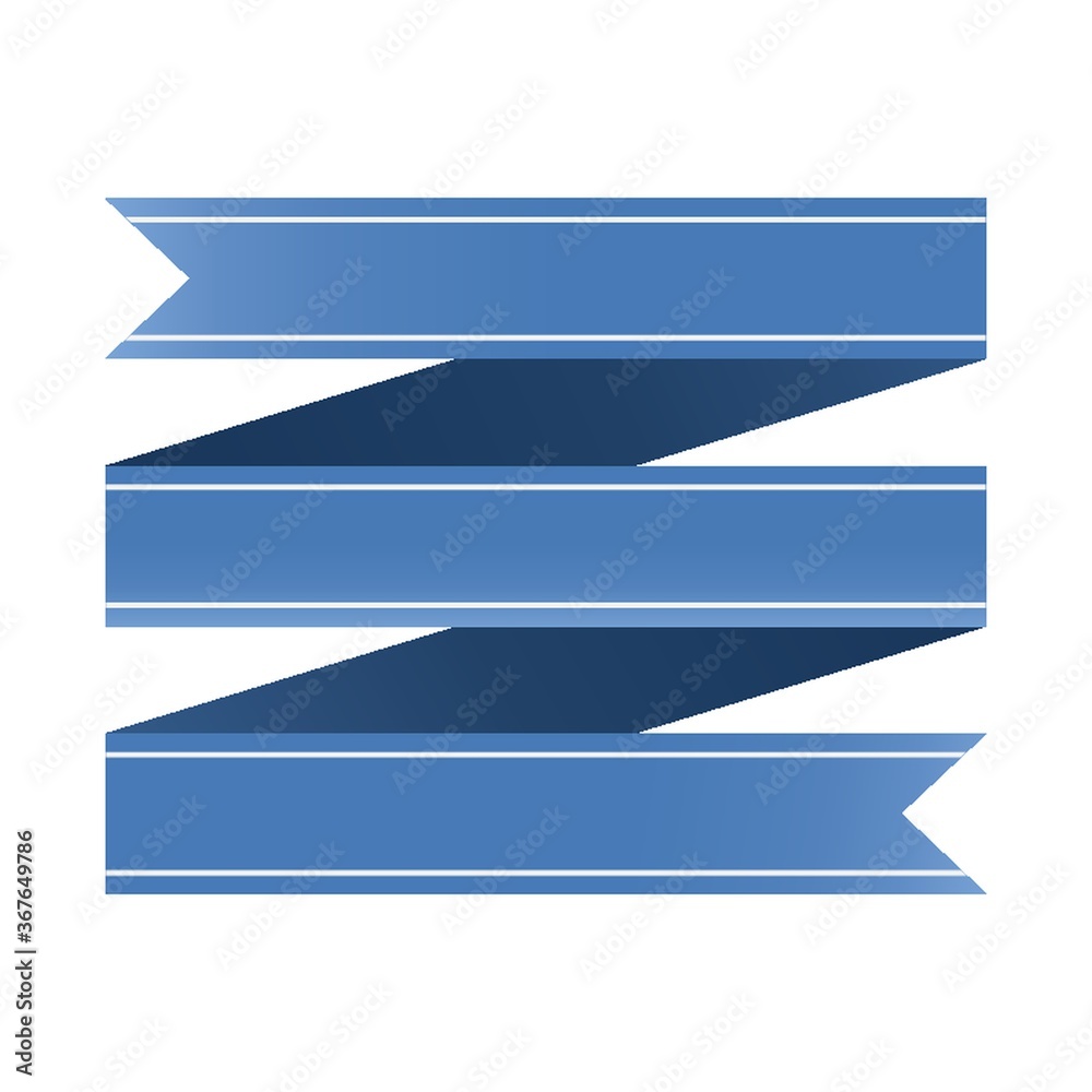 Fototapeta premium ribbon banner design