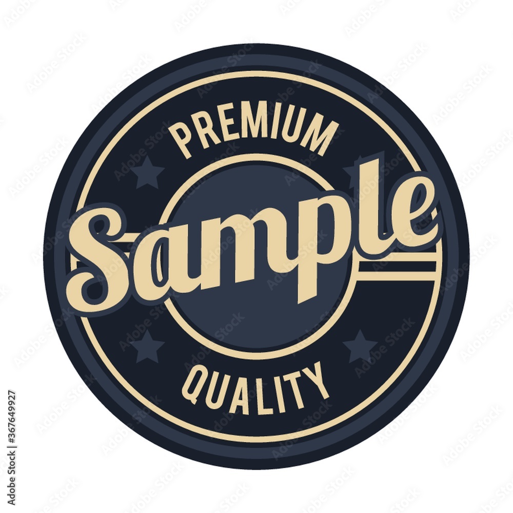 premium quality label