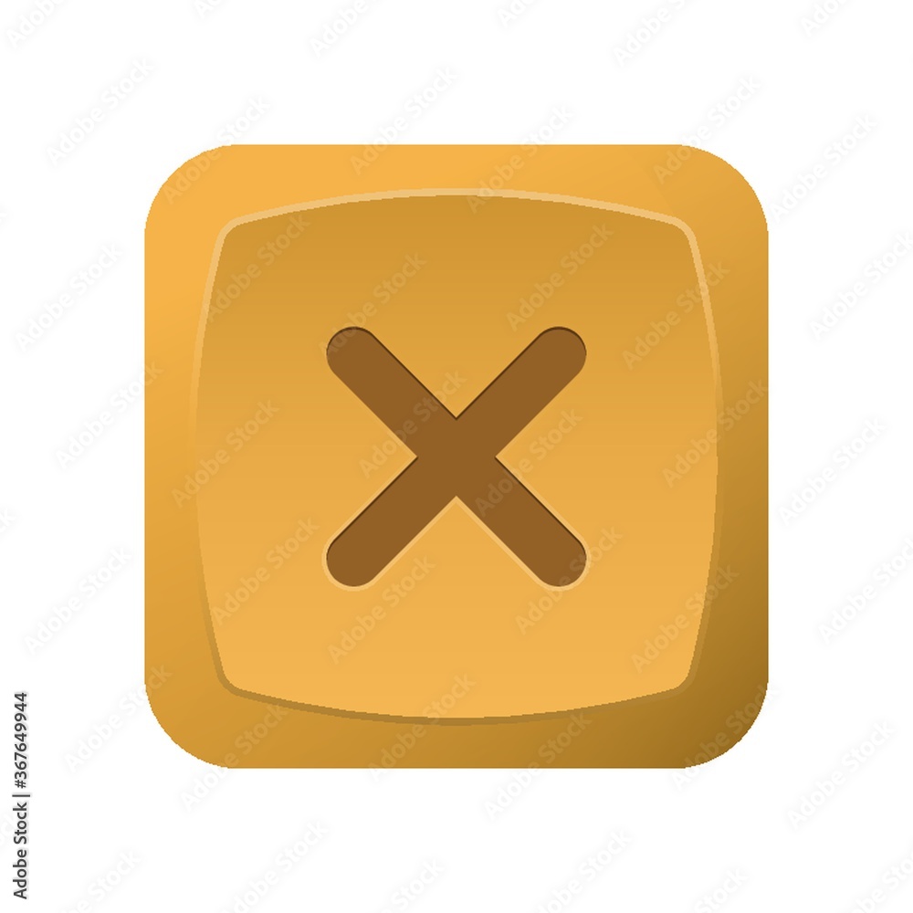 Obraz premium cancel button