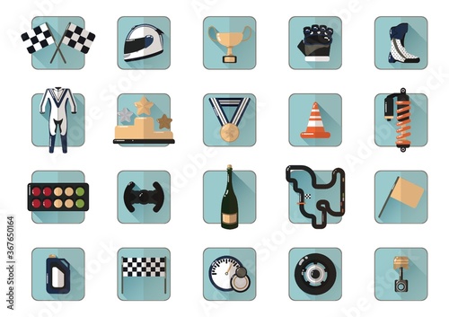 motor race icons