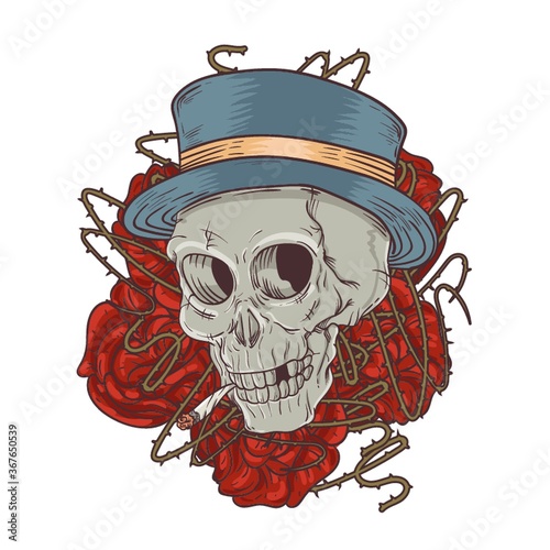 skull tattoo design