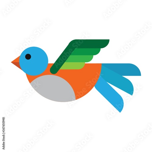 geometrical bird