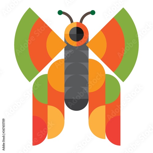 geometrical butterfly