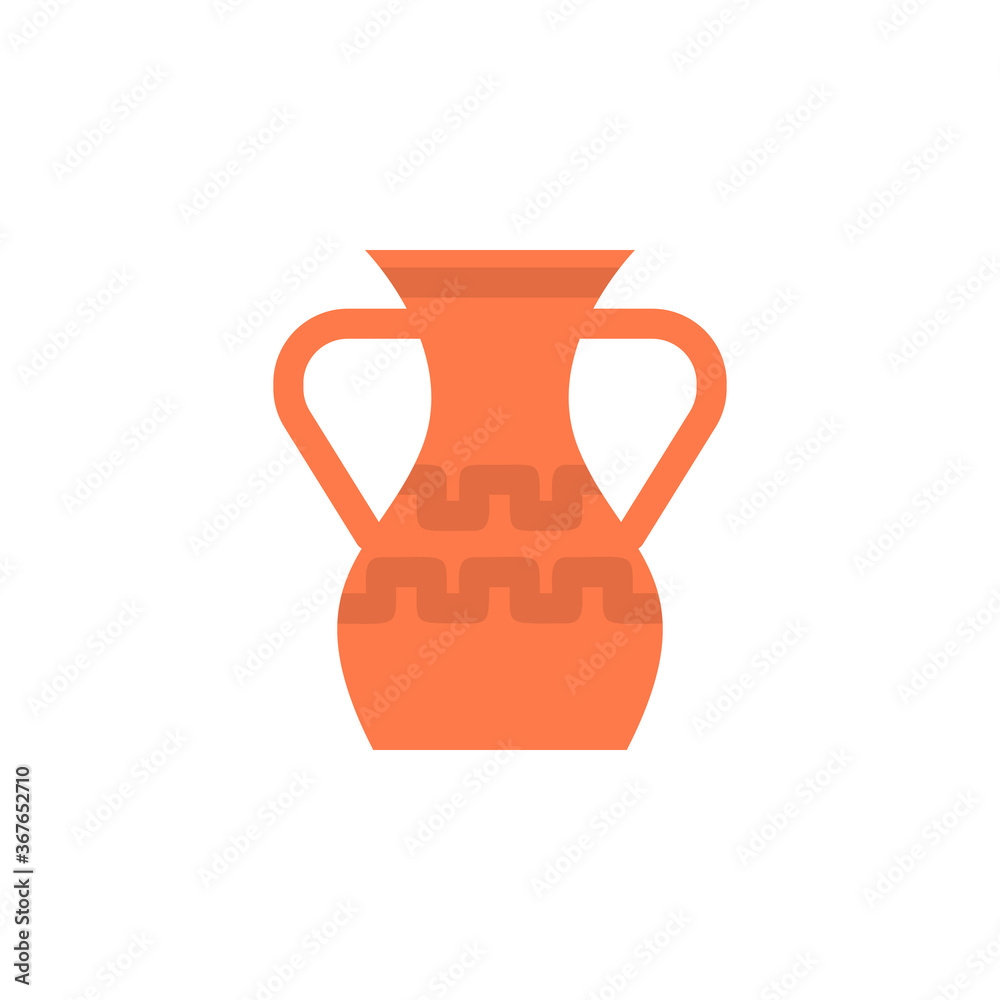 Vase, art icon. Simple color vector elements of cultural activities icons for ui and ux, website or mobile application