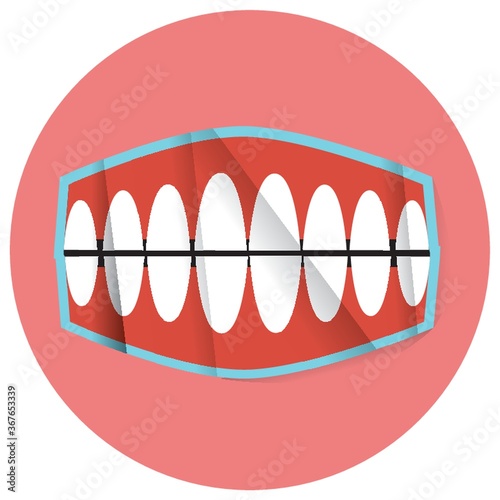 mouth with teeth