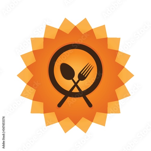 fork and spoon icon photo