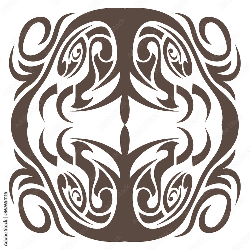 Fototapeta premium decorative tattoo design