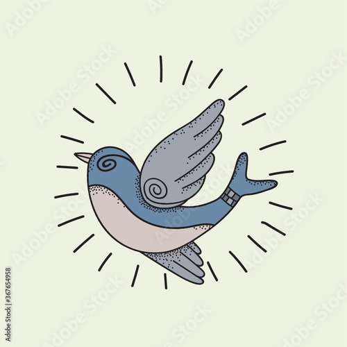 bird tattoo design