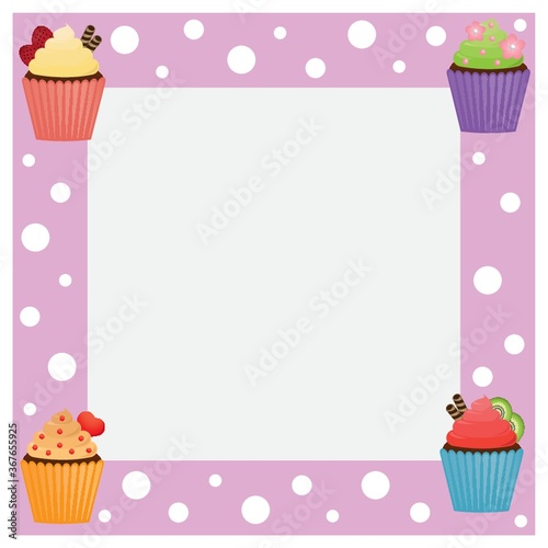 cupcake frame