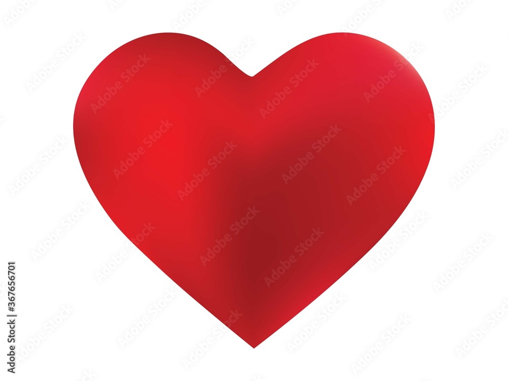 Blurred background in the form of a heart.