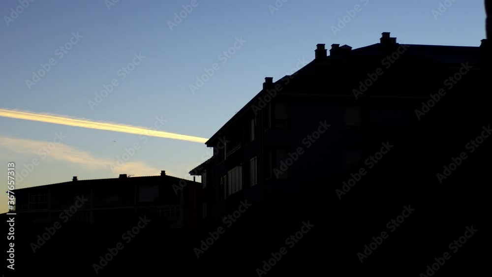 193/5000
Backlight of some buildings at dawn while the camera turns from left to right and shows us the sunrise with its blue orange purple colors and the birds flying to start the day. 193/5000
Backlight of some buildings at dawn while the camera turns from left to right and shows us the sunrise with its blue orange purple colors and the birds flying to start the day.