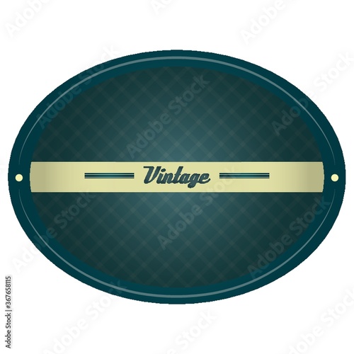vintage label