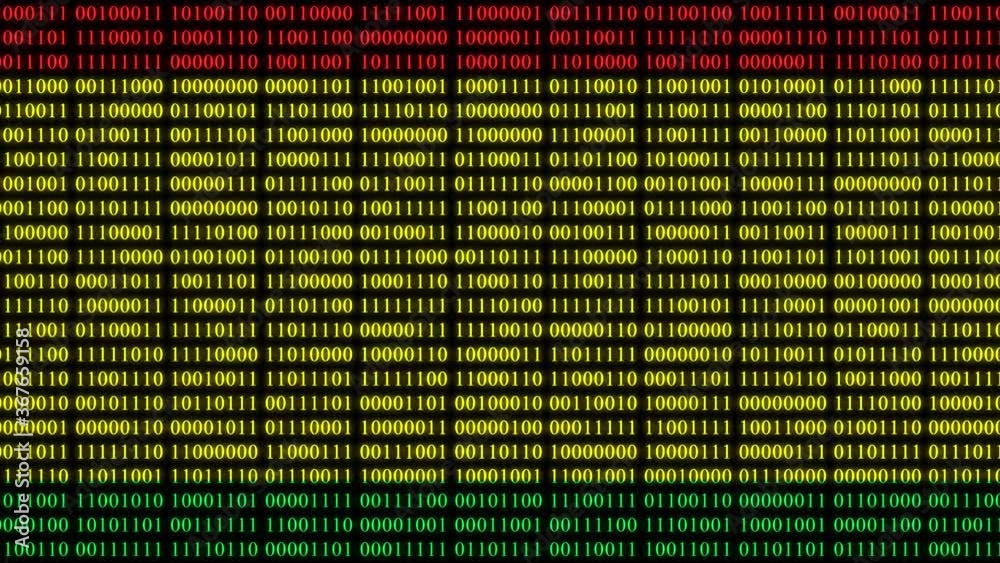 Bolivia Flag in Digital Binary Numbers cyber style matrix Bolivia Flag in Digital Binary Numbers cyber style matrix