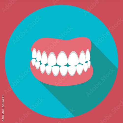 a set of dentures
