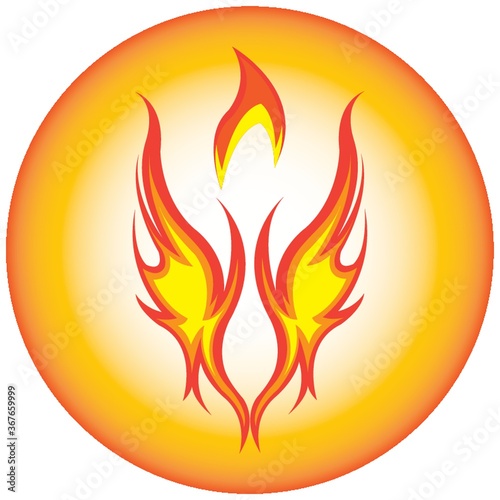 fire flame