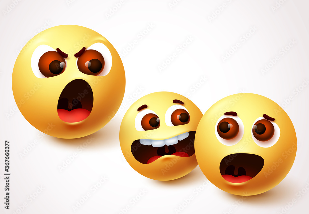 Emoji smileys angry boss vector character design. Smiley emoji of parent shouting and child arguments. Vector illustration.
Emoji smileys angry boss vector character design. Smiley emoji of parent shouting and child arguments. Vector illustration.