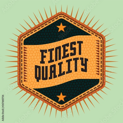 vintage quality label