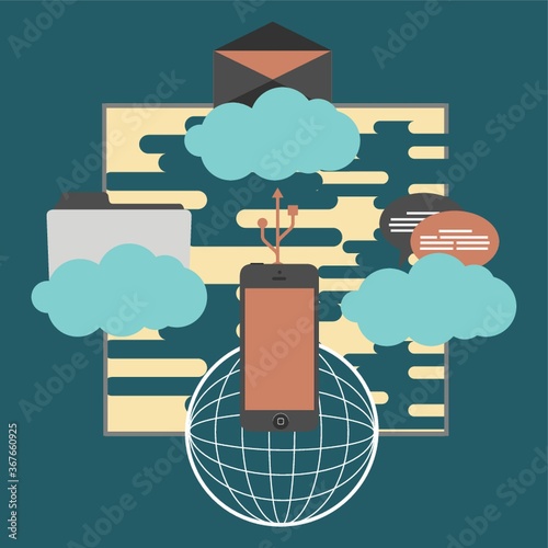 cloud computing concept