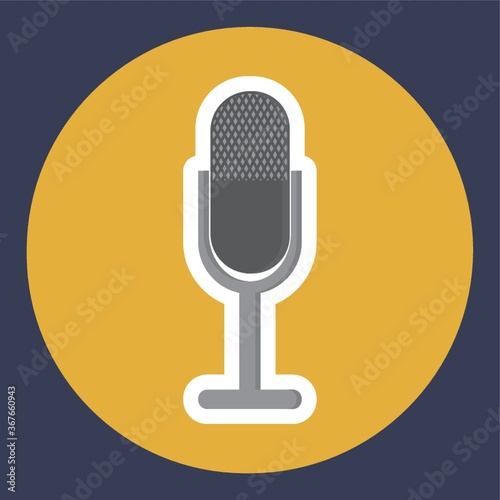 vintage microphone