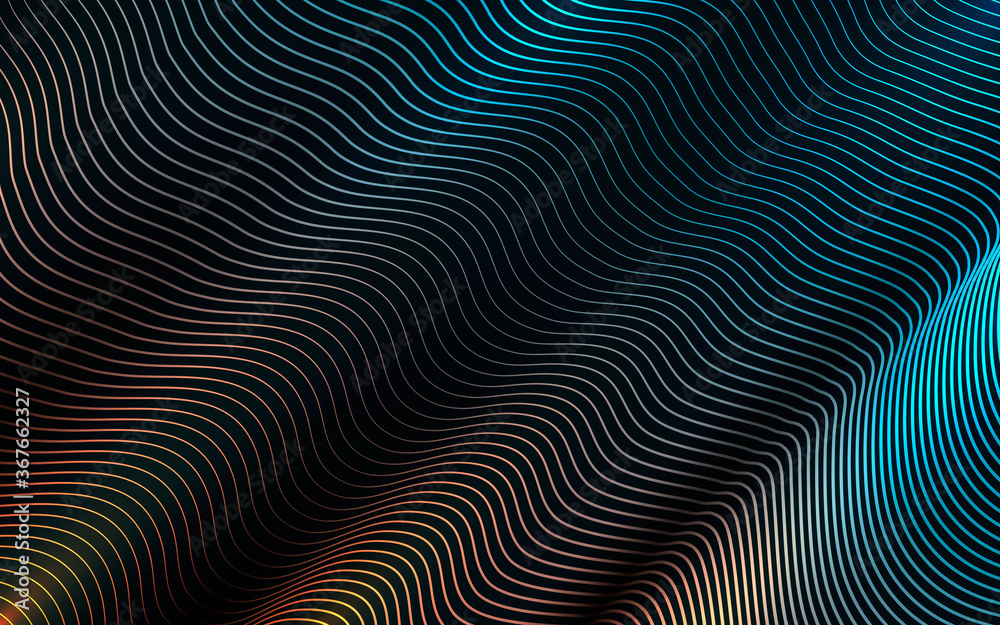 Gradient wavy lines abstract background Gradient wavy lines abstract background