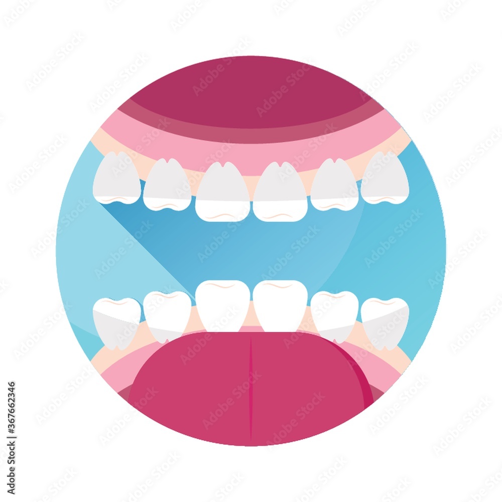 Obraz premium mouth with teeth