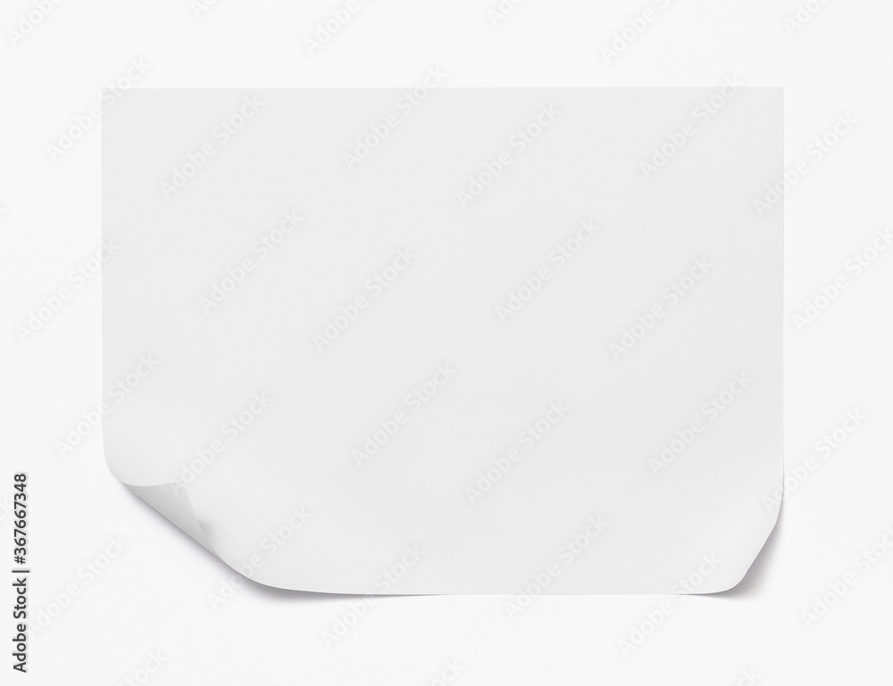 sheet of paper isolated on white
sheet of paper isolated on white