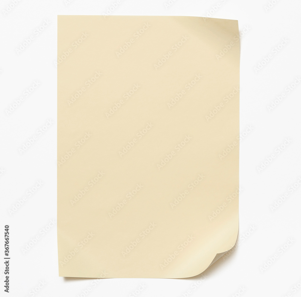 sheet of paper isolated on white
sheet of paper isolated on white