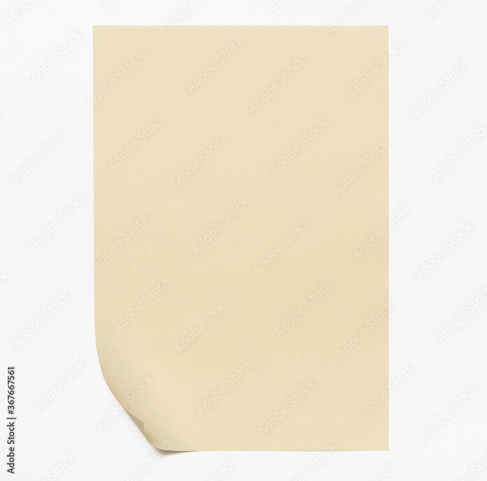 sheet of paper isolated on white
sheet of paper isolated on white