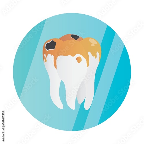 plaque on tooth