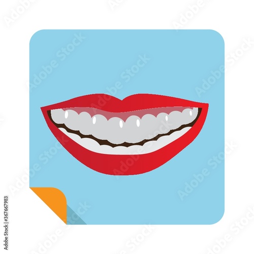 toothy smile