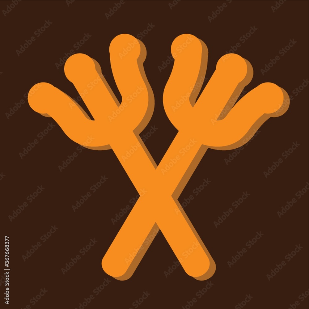 Obraz premium crossed tridents