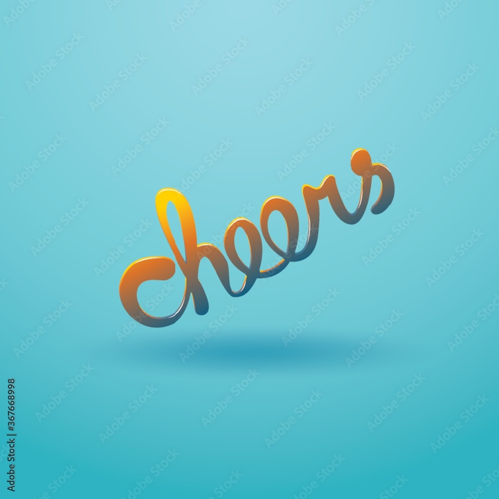 cheers text design cheers text design