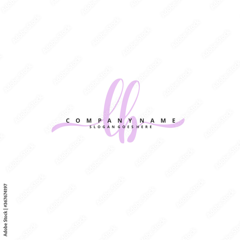 L B LB Initial handwriting and signature logo design with circle. Beautiful design handwritten logo for fashion, team, wedding, luxury logo. L B LB Initial handwriting and signature logo design with circle. Beautiful design handwritten logo for fashion, team, wedding, luxury logo.