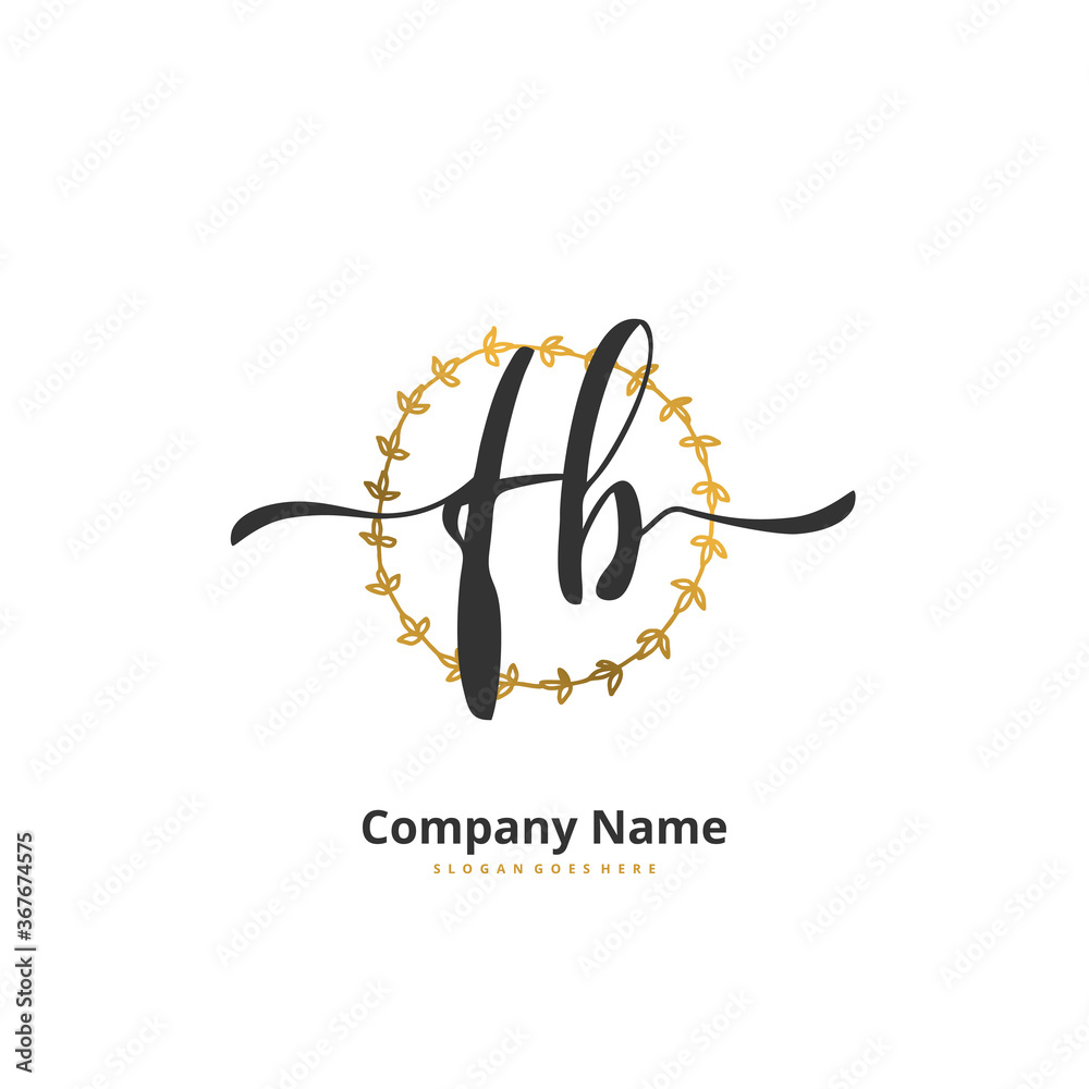 F B FB Initial handwriting and signature logo design with circle. Beautiful design handwritten logo for fashion, team, wedding, luxury logo. F B FB Initial handwriting and signature logo design with circle. Beautiful design handwritten logo for fashion, team, wedding, luxury logo.