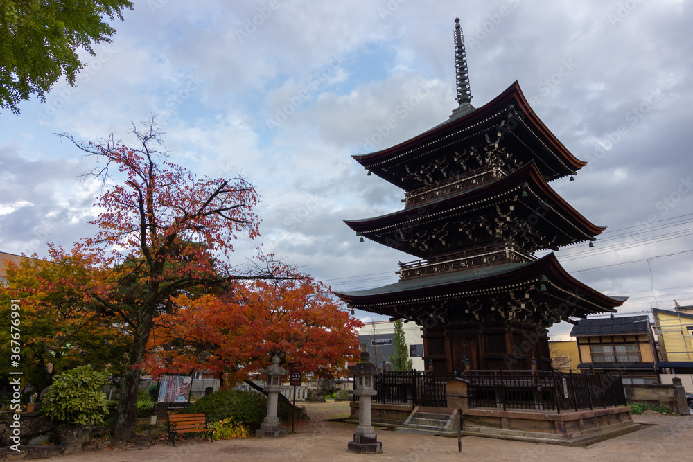 Hida Kokubunji Temple in Takayama (Japan) Hida Kokubunji Temple in Takayama (Japan)