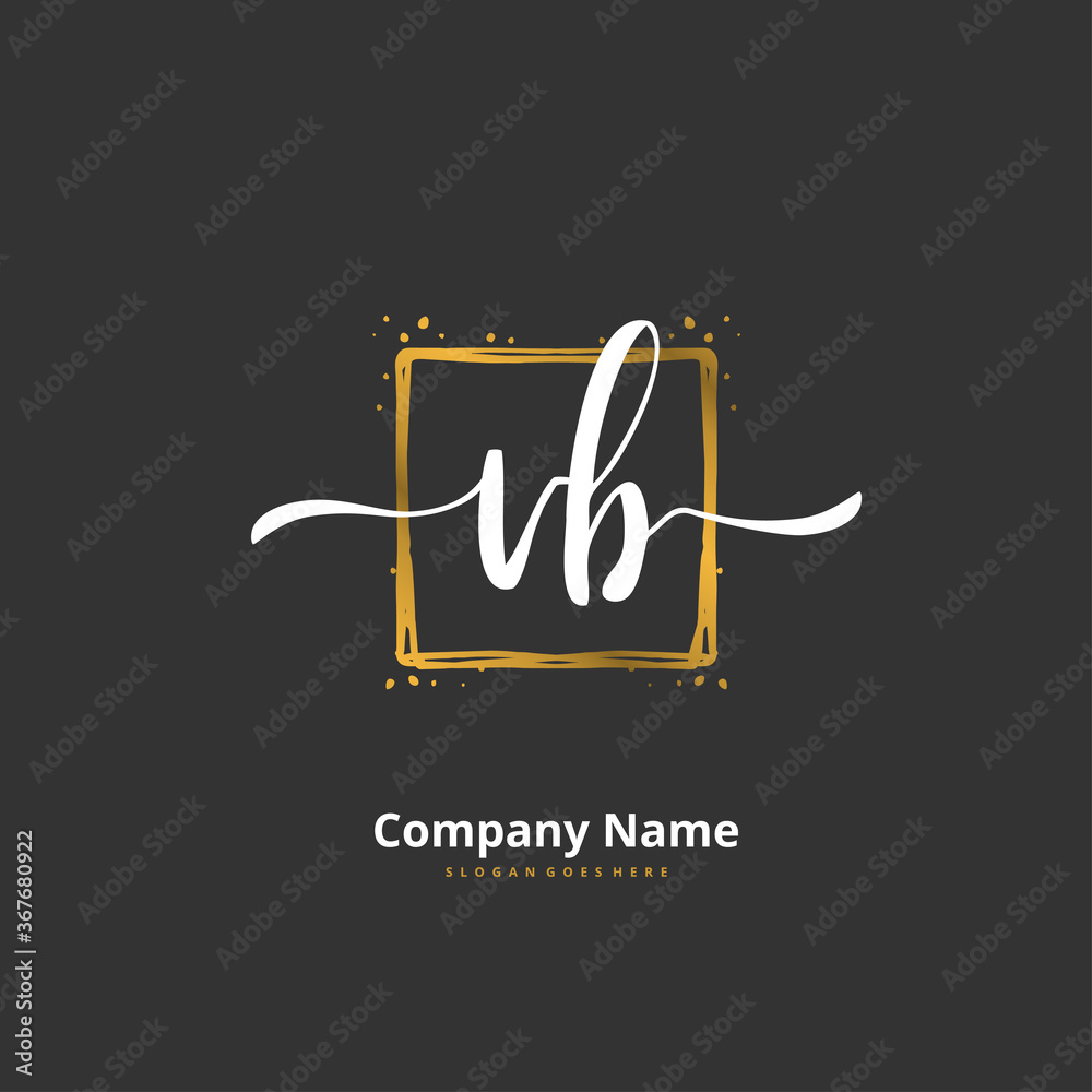 V B VB Initial handwriting and signature logo design with circle. Beautiful design handwritten logo for fashion, team, wedding, luxury logo. V B VB Initial handwriting and signature logo design with circle. Beautiful design handwritten logo for fashion, team, wedding, luxury logo.
