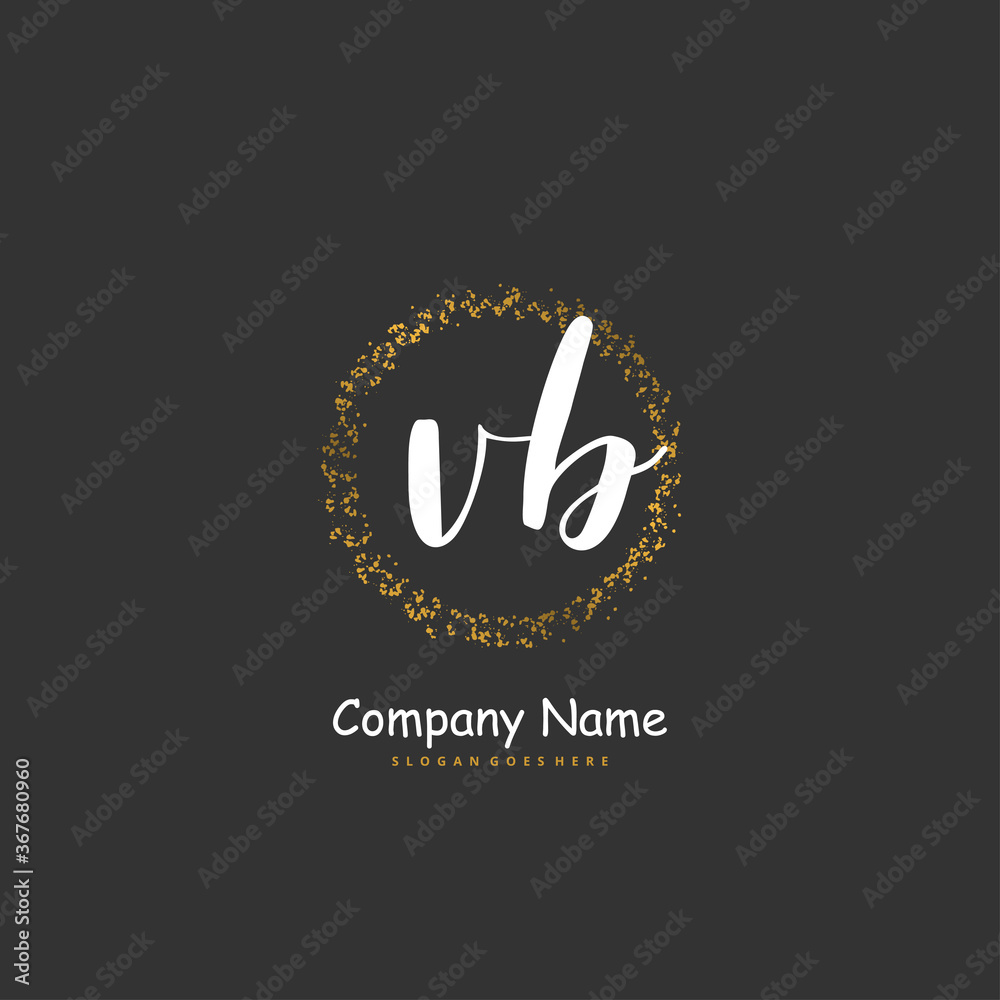 V B VB Initial handwriting and signature logo design with circle. Beautiful design handwritten logo for fashion, team, wedding, luxury logo. V B VB Initial handwriting and signature logo design with circle. Beautiful design handwritten logo for fashion, team, wedding, luxury logo.