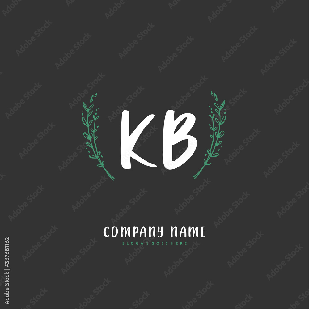 K B KB Initial handwriting and signature logo design with circle. Beautiful design handwritten logo for fashion, team, wedding, luxury logo. K B KB Initial handwriting and signature logo design with circle. Beautiful design handwritten logo for fashion, team, wedding, luxury logo.