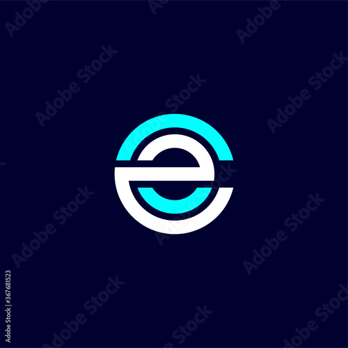 C & E letters Joint logo icon vector template for corporate logo and business card design.