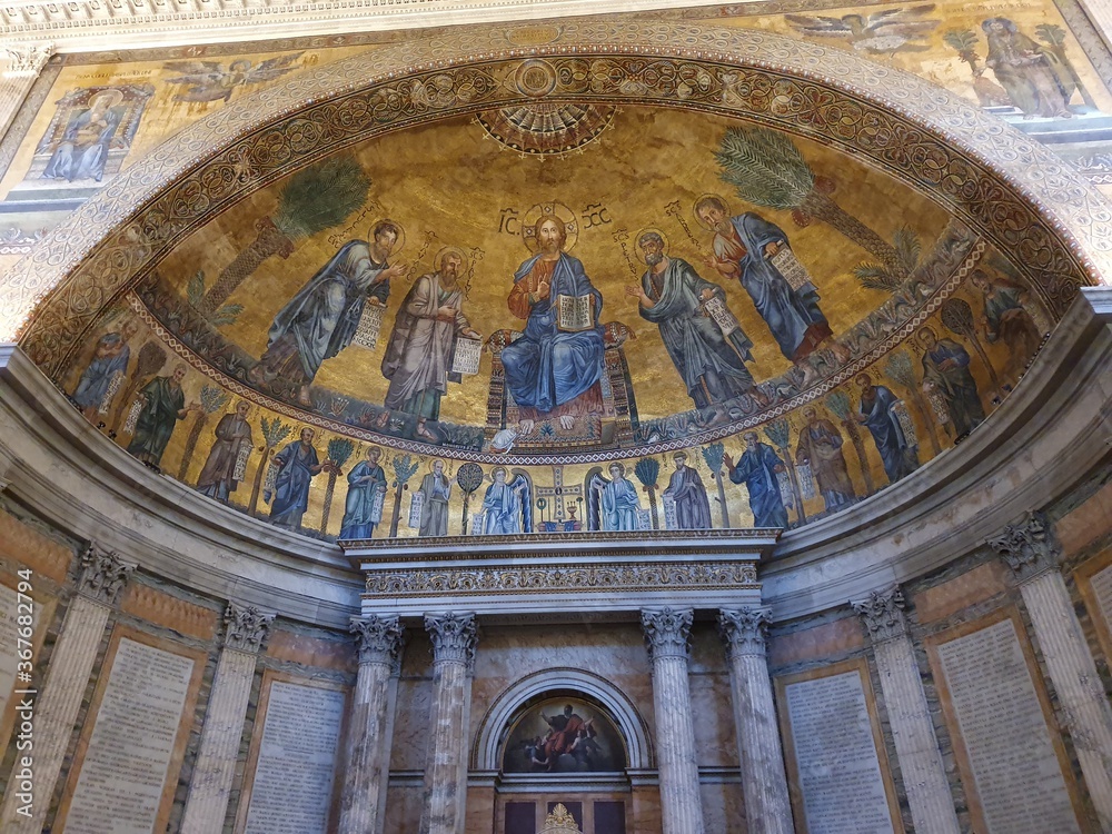 Basilica San Paolo fuori le Mura in Rom, Italien