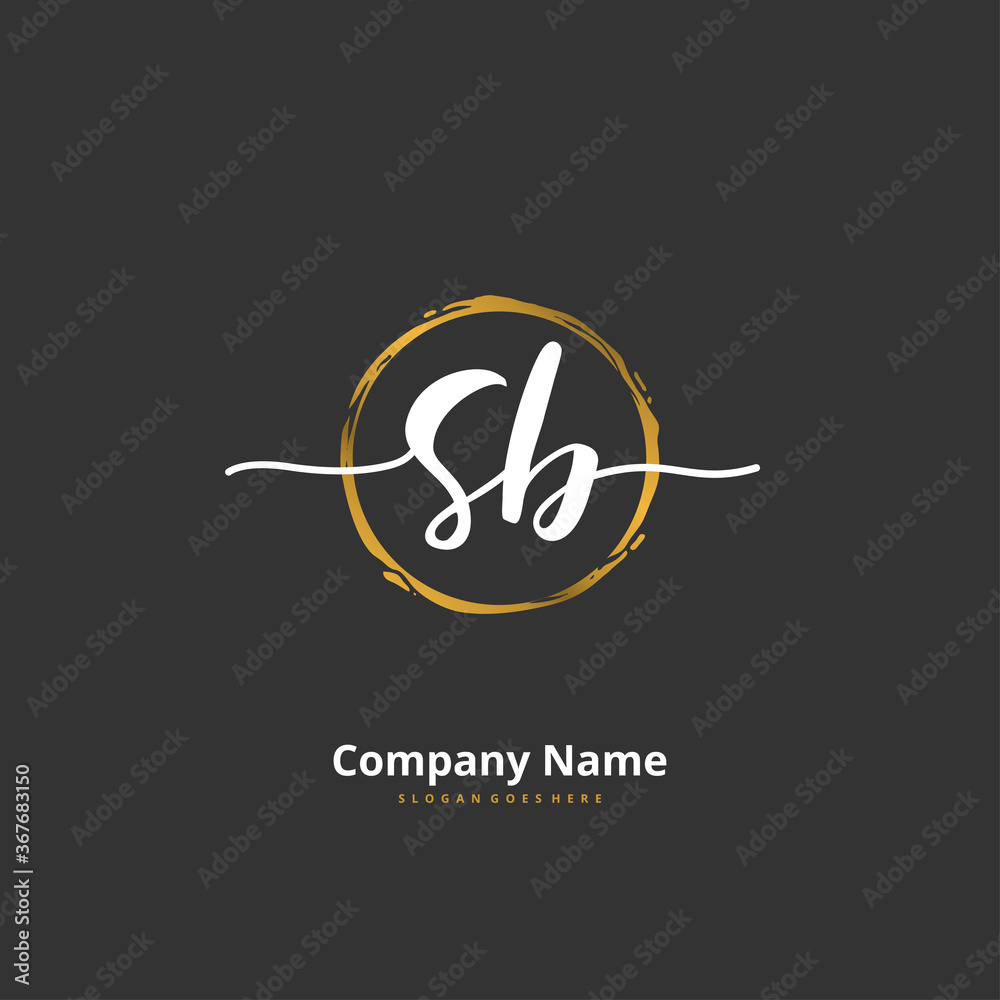 S B SB Initial handwriting and signature logo design with circle. Beautiful design handwritten logo for fashion, team, wedding, luxury logo. S B SB Initial handwriting and signature logo design with circle. Beautiful design handwritten logo for fashion, team, wedding, luxury logo.